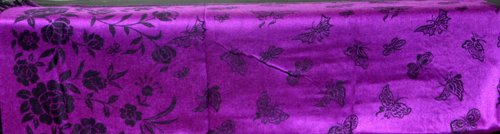 Purple dual side Stole