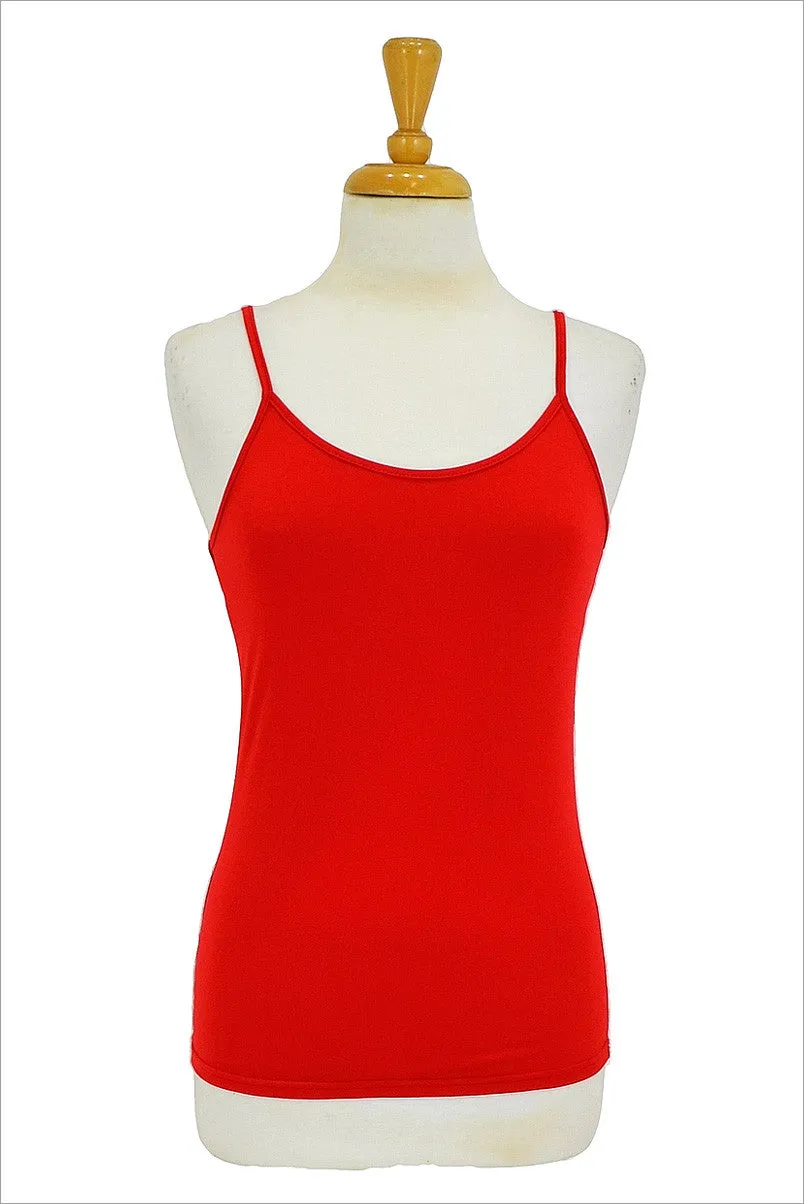 Red Basic Singlet Top