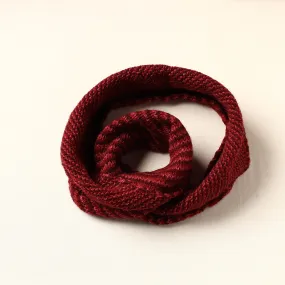 Red - Kumaun Hand Knitted Woolen Neck Warmer