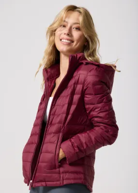 Red Wine Duck Down Jacket