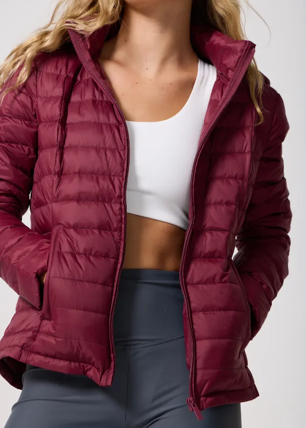 Red Wine Duck Down Jacket