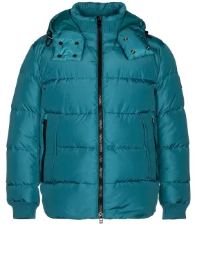 Regular-Fit Puffer Jacket In Water-Repellent Recycled Fabric Green 425