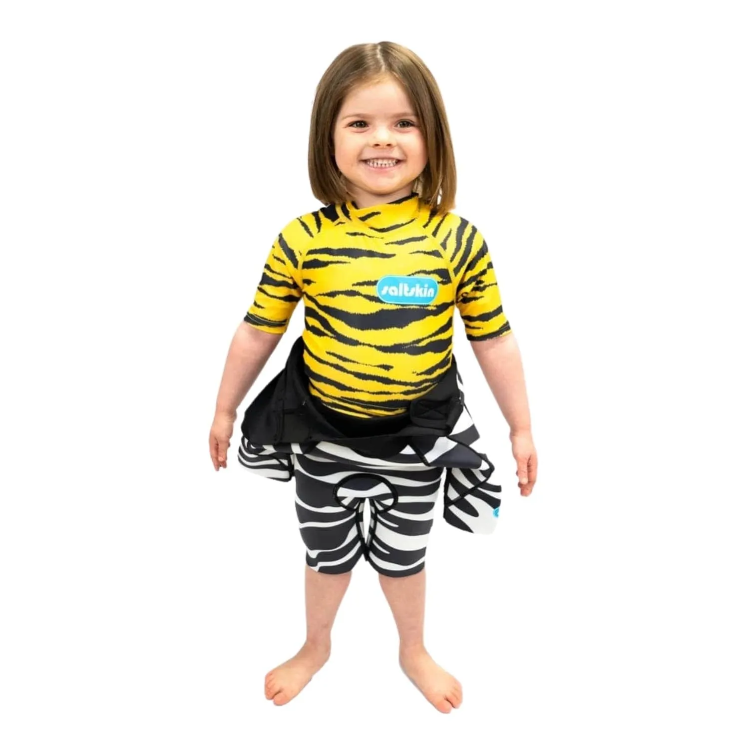 Saltskin Youth Kids UV Rash Vest - Tiger