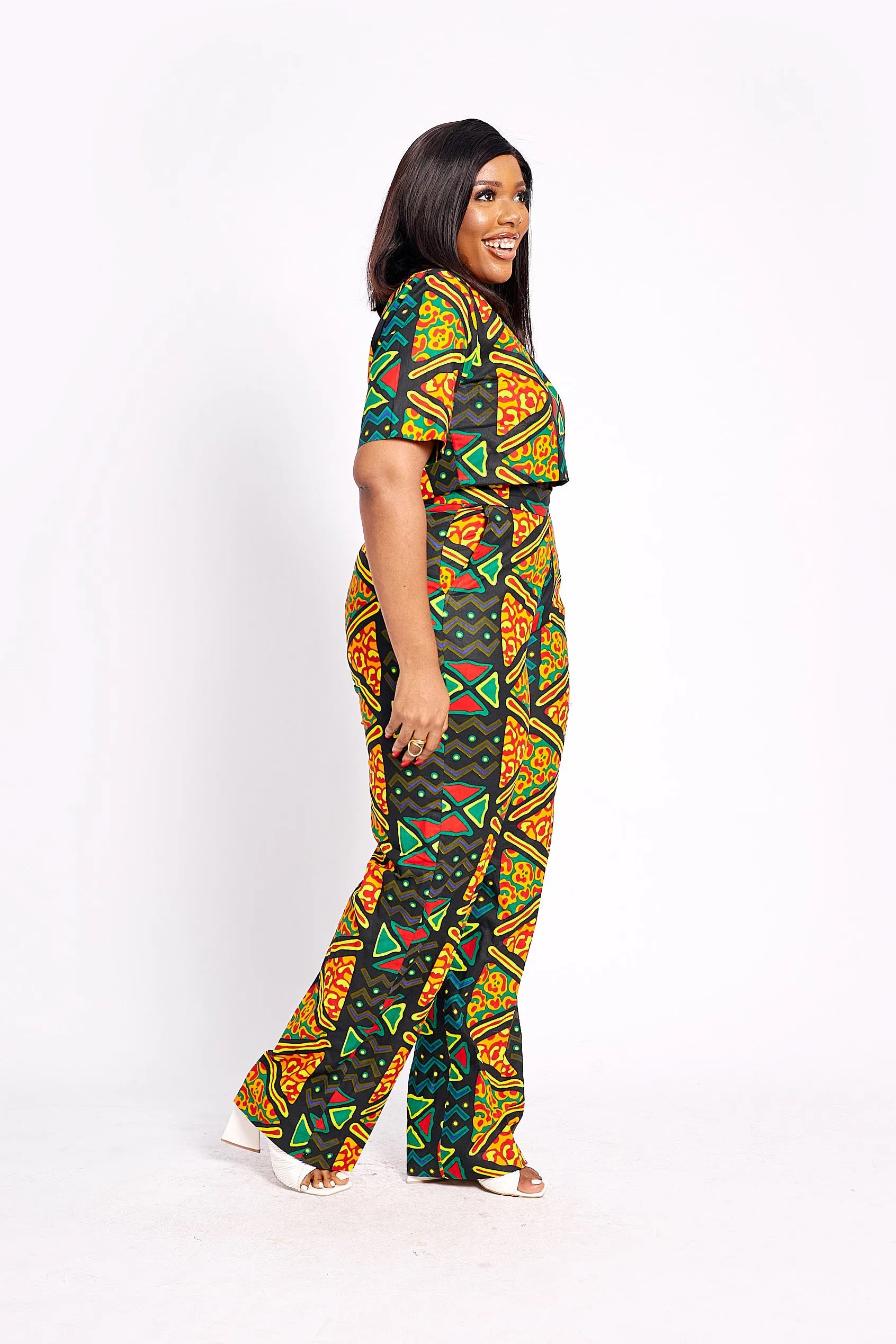 SENI AFRICAN PRINT PANTS