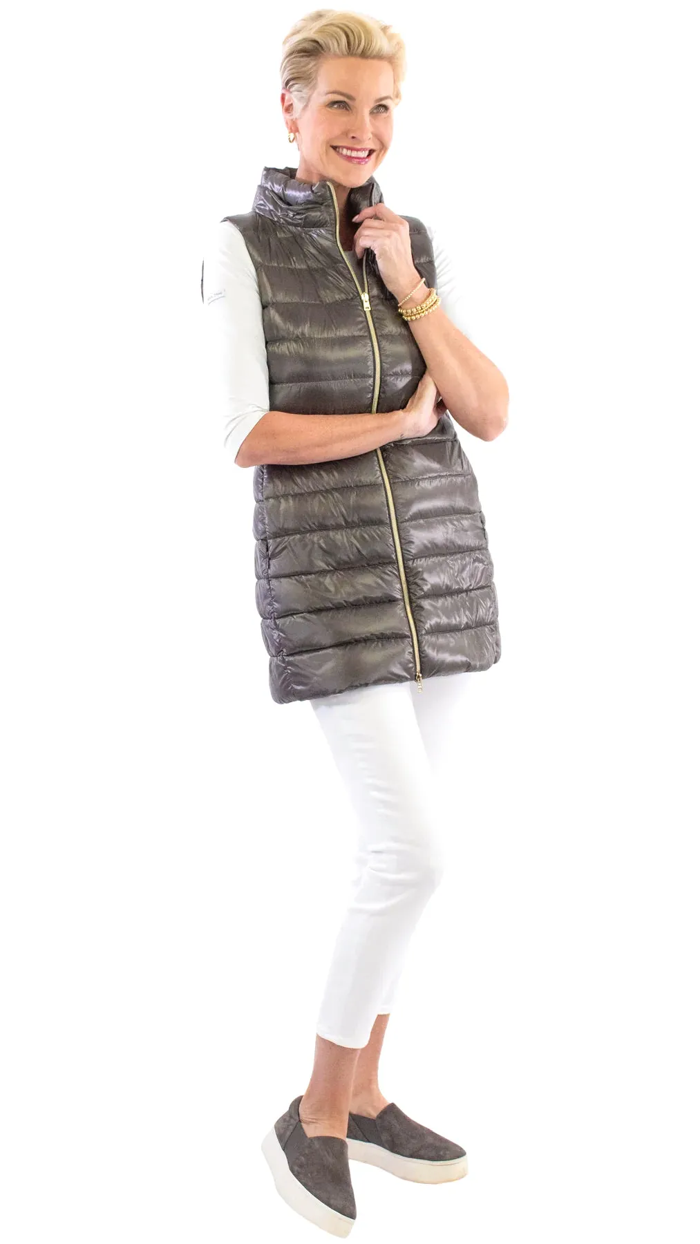 Serena Vest - Grey