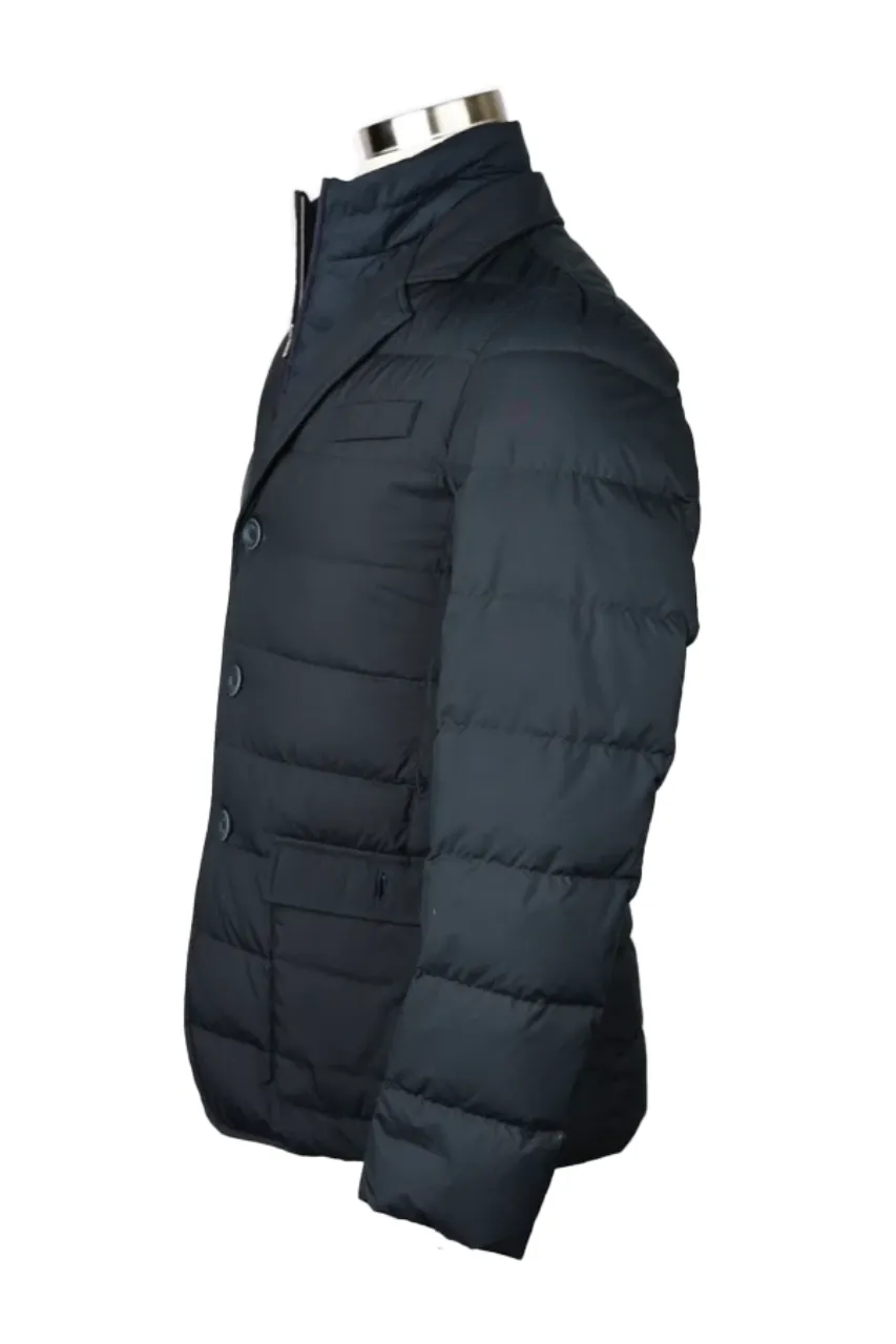 Short Puffer With Insert Jacket