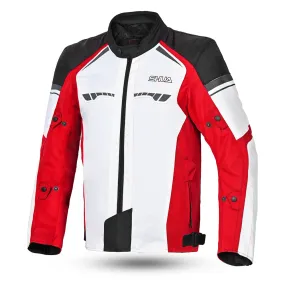 SHUA Immortal Textile Motorcycle Racing Jacket Men Ice Red Black