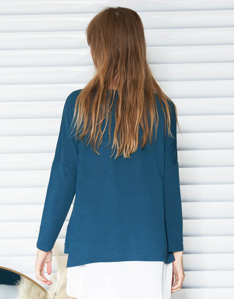 Skyla Side Button Top