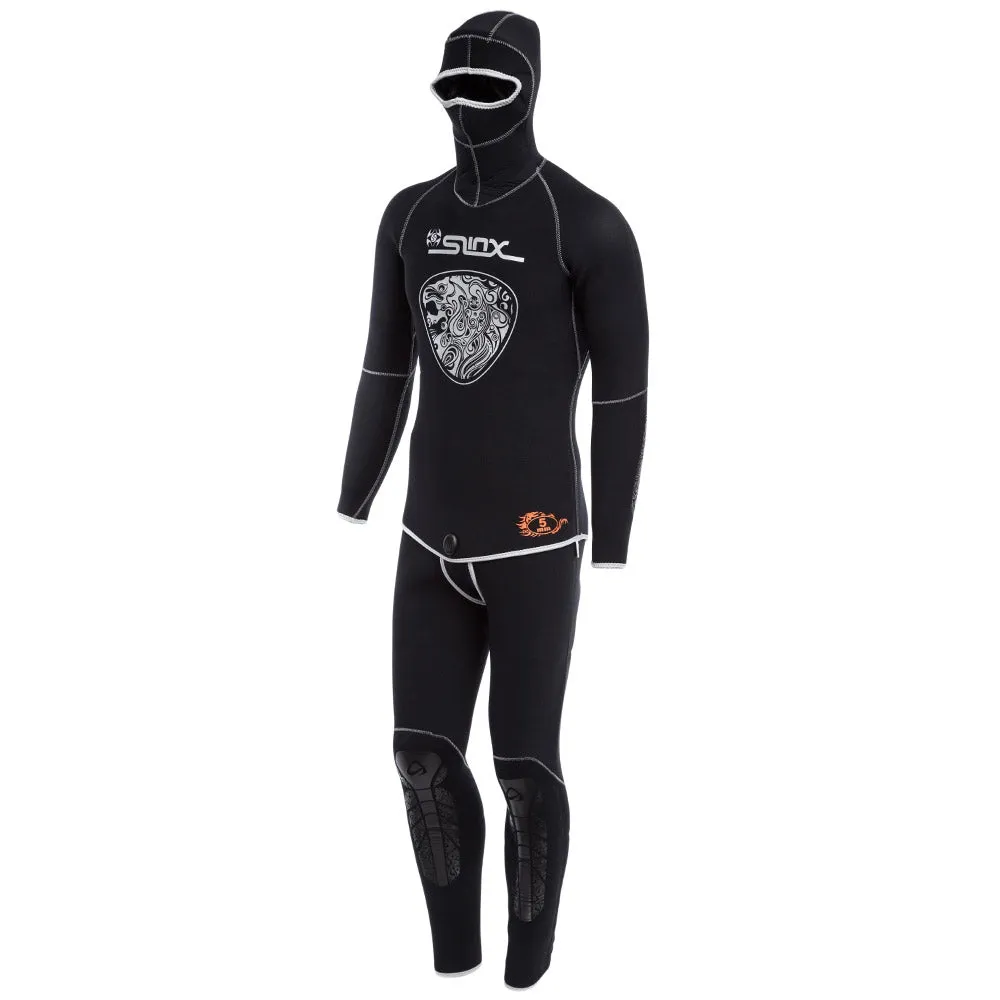 SLINX 1301 Men 5MM Two-piece Sunblock Diving Suit Wetsuit with Headgear