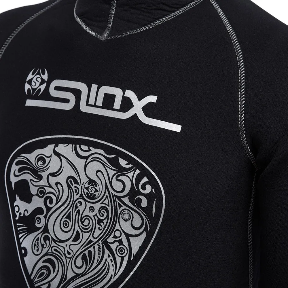 SLINX 1301 Men 5MM Two-piece Sunblock Diving Suit Wetsuit with Headgear