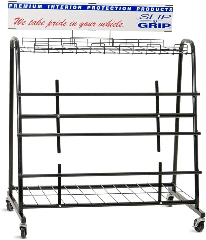 Slip N' Grip Floor Dispenser Rack