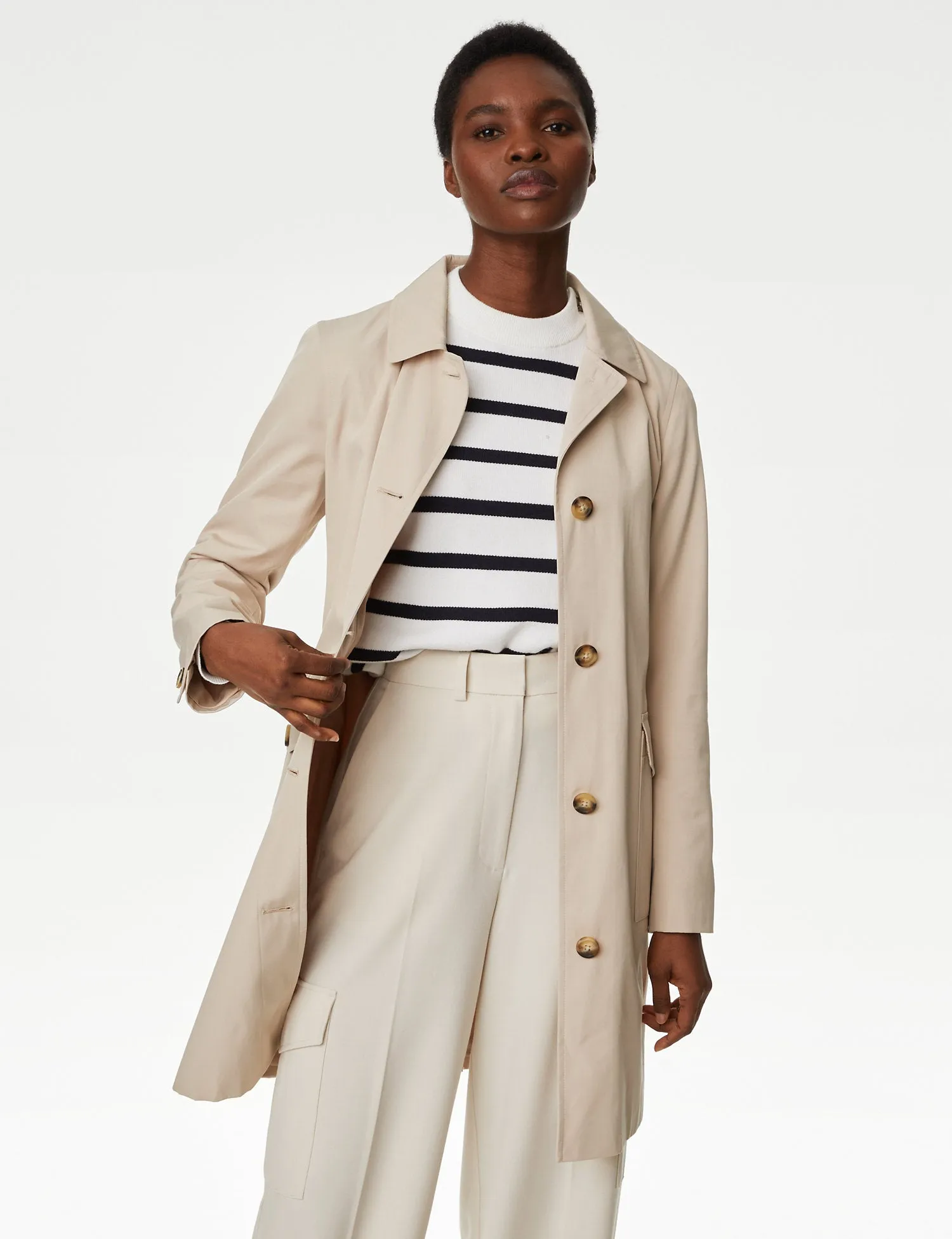 Stormwear™ Belted Single Breasted Trench Coat