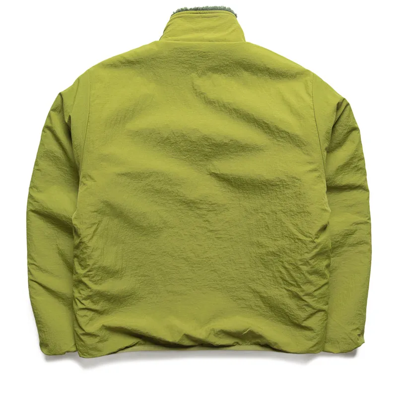 Stussy Sherpa Reversible Jacket - Dark Green