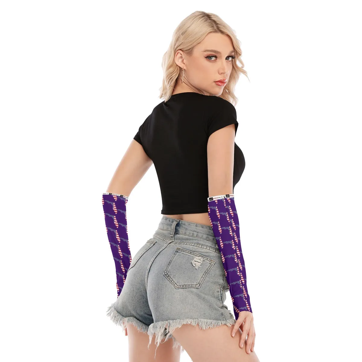 Sunshine State of Union Violet Arm Warmers