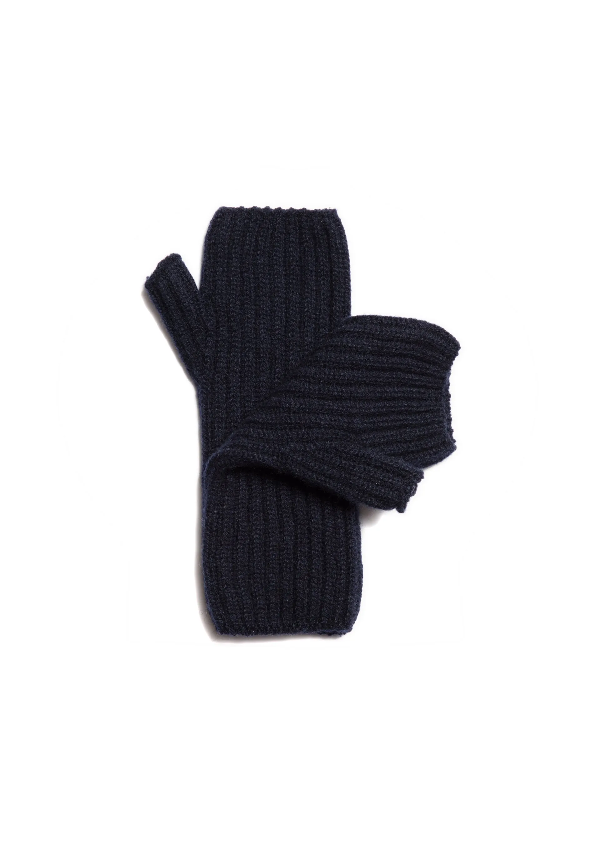 The Cashmere Wrist Warmers - Midnight