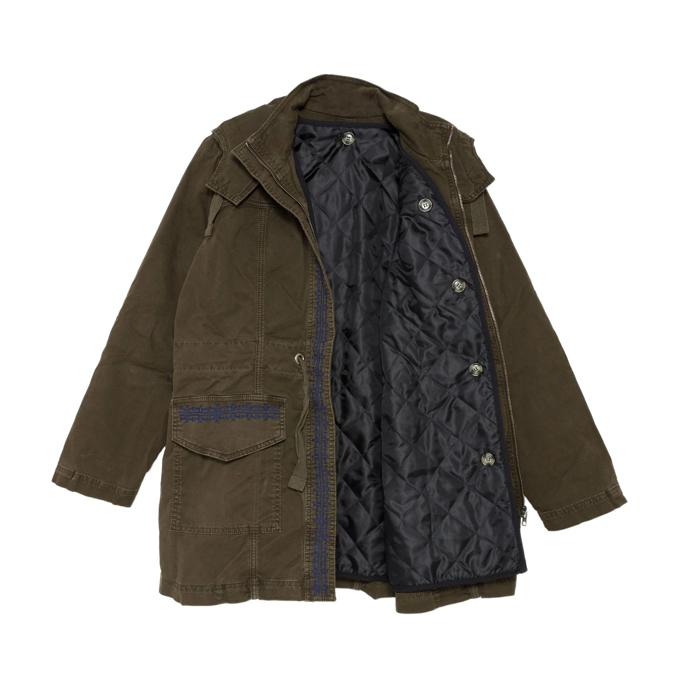 THE IBRAHIM KHAKI JACKET | NAVY BLUE