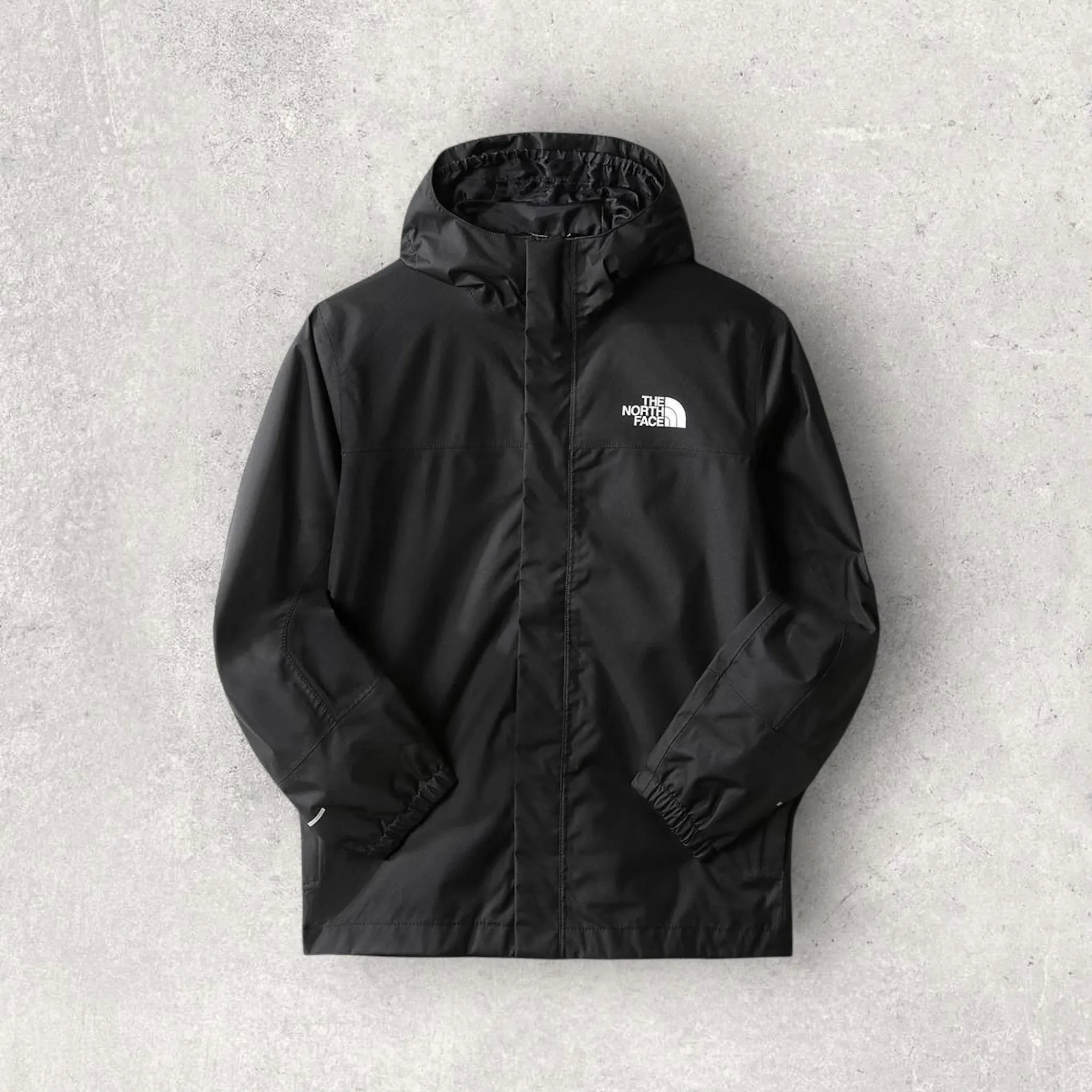 THE NORTH FACE BOYS' ANTORA RAIN JACKET - BLACK