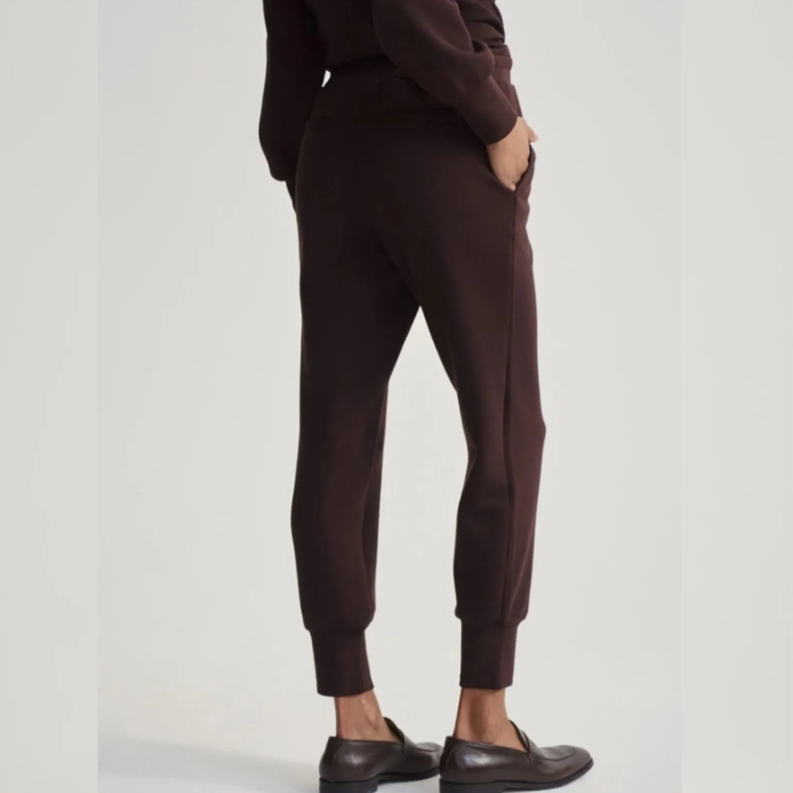 The Slim Cuff Pant 25" - Coffee Bean