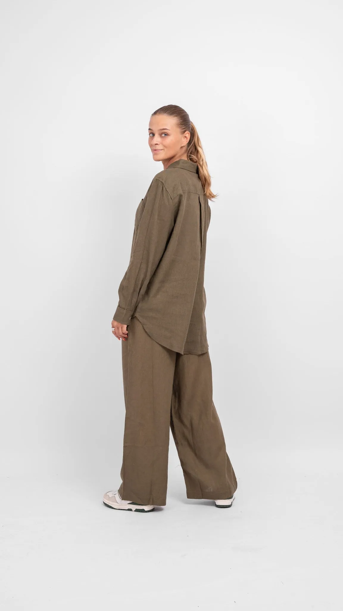 Tokyo Linen Pants - Kalamata