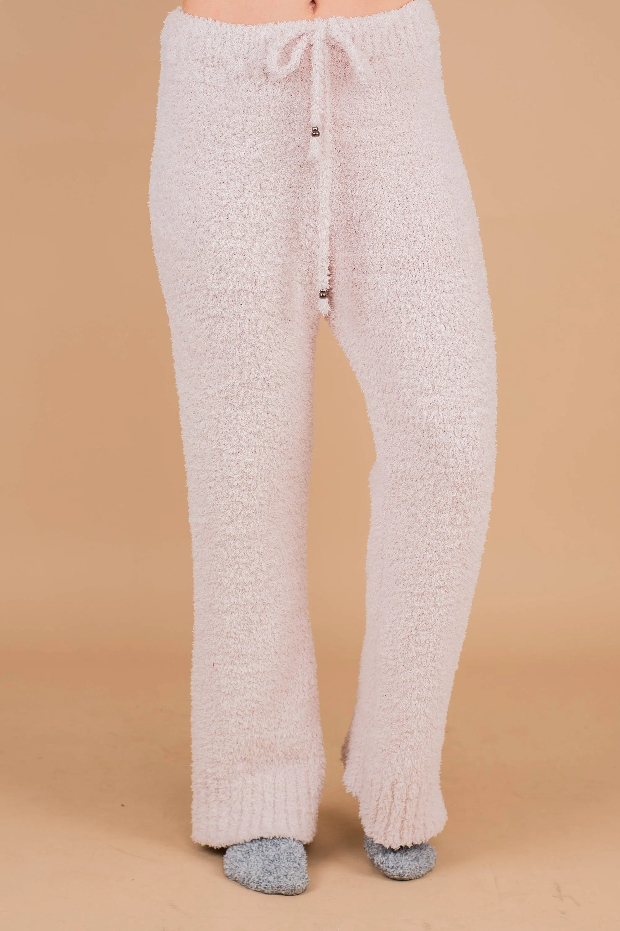 Too Cozy To Care Powder Pink Pajama Pants