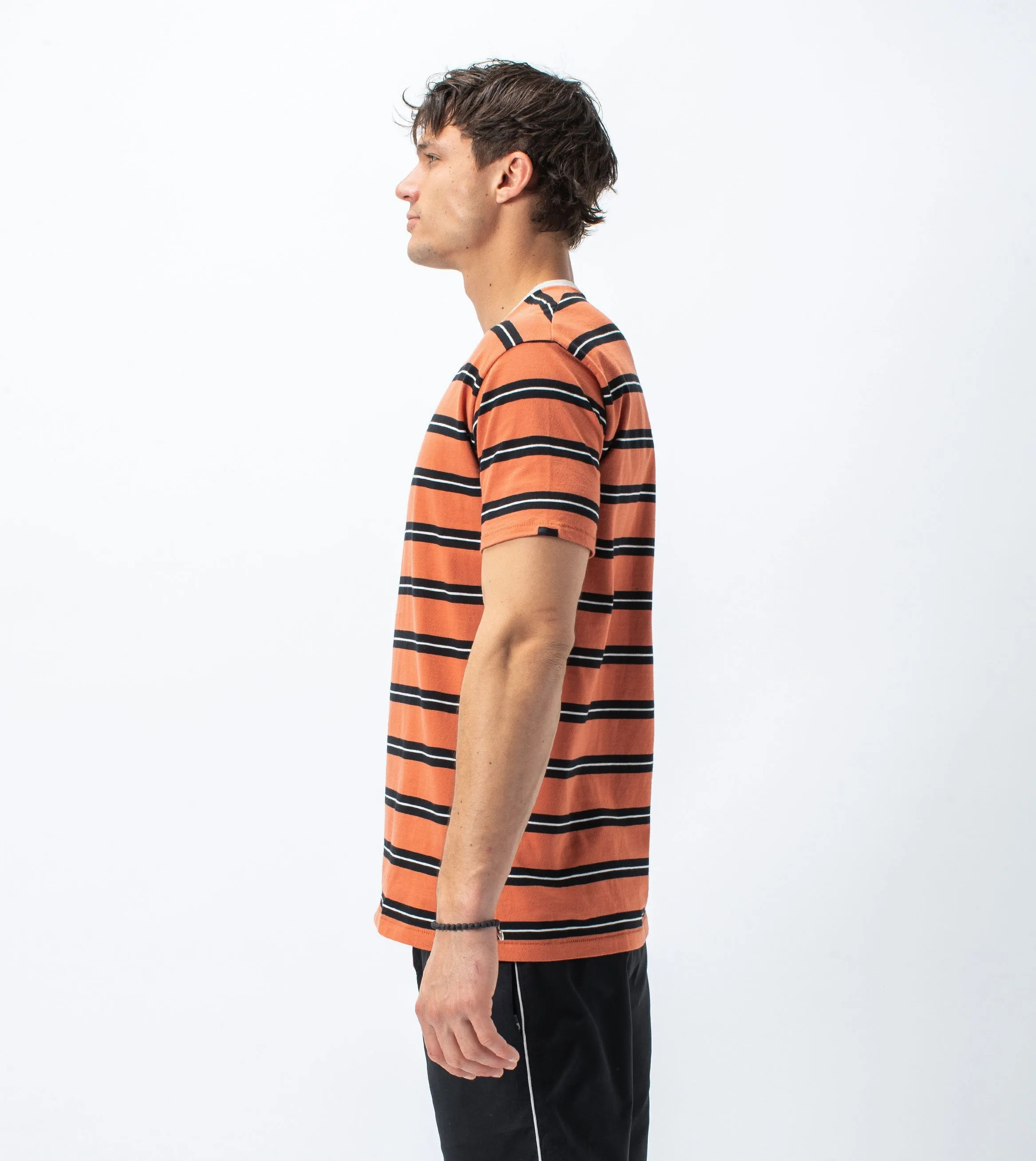 Triplet Box Tee Clay/Black - Sale