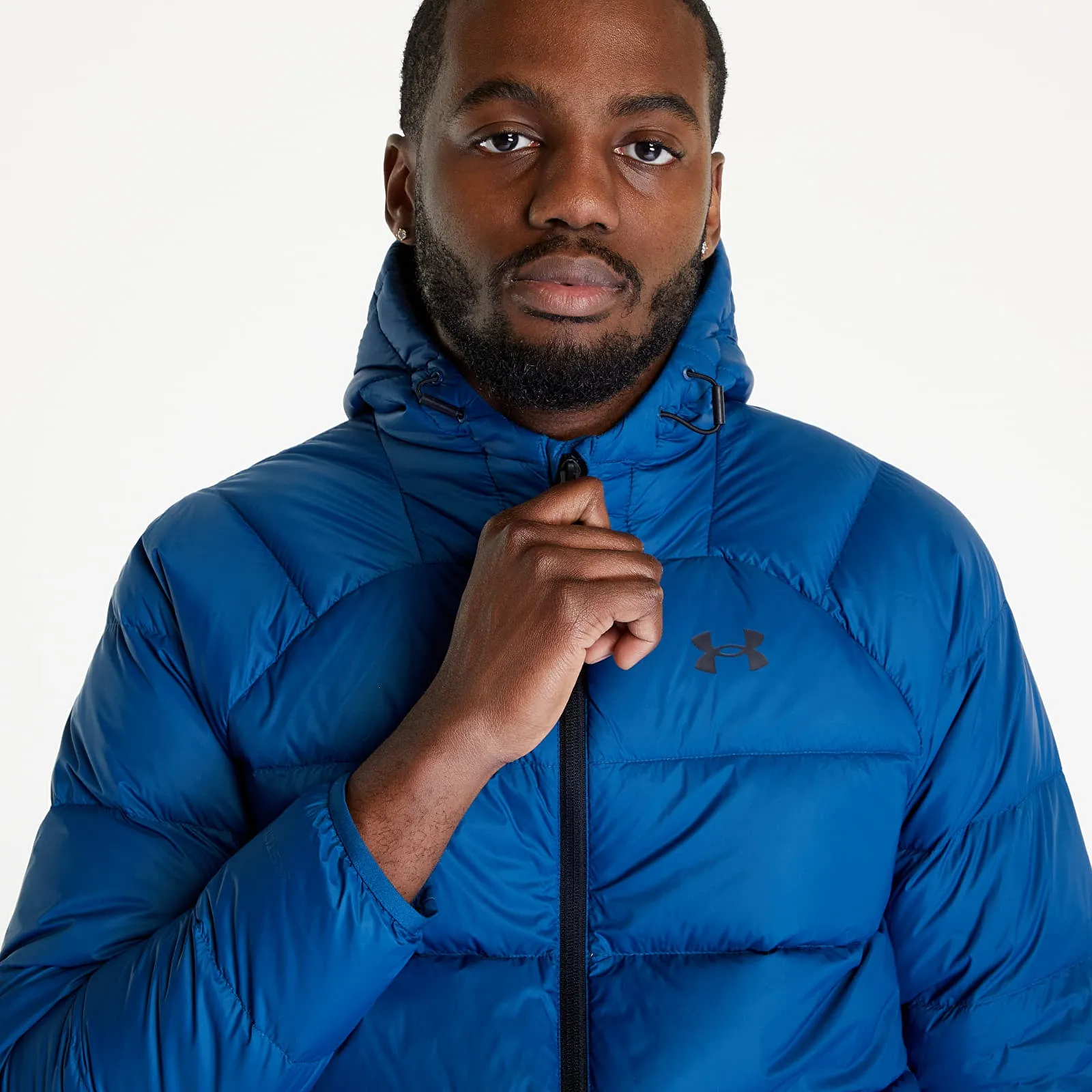 UA Storm Puffer Jacket Armour Down M - Petrol Blue