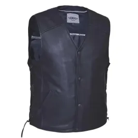 Unik International Men's Laced Side Motorcycle Vest