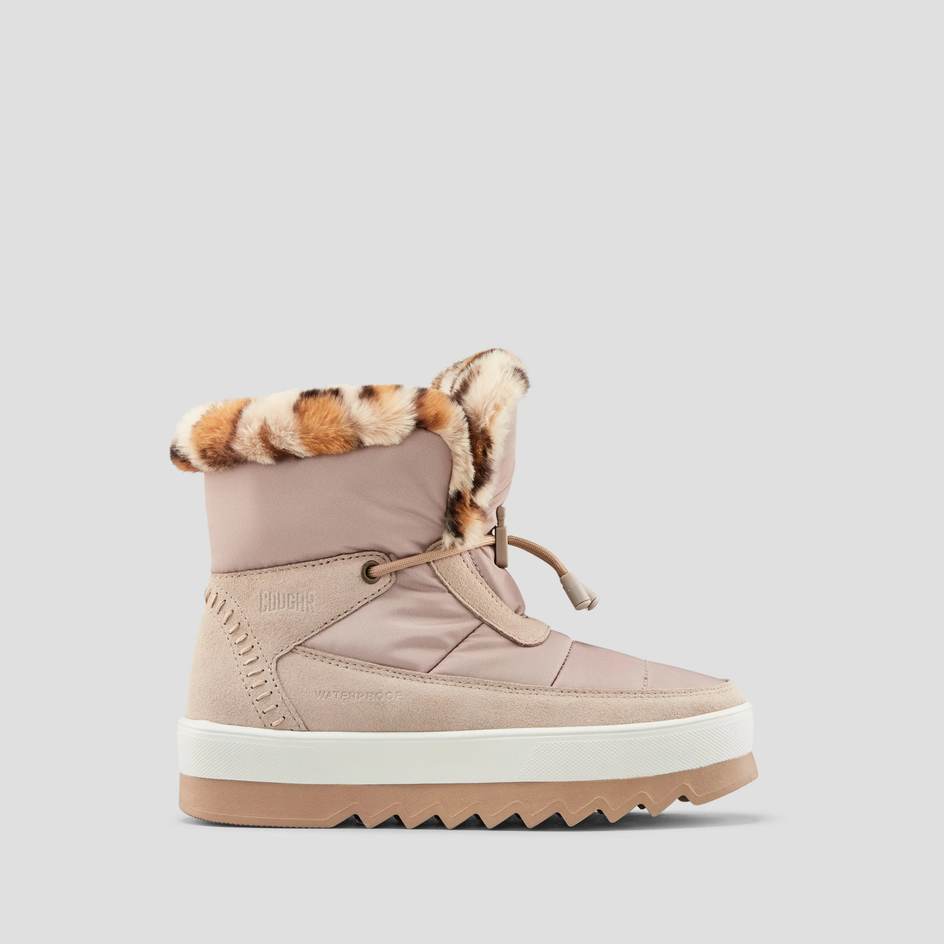 Vibe Nylon and Suede Waterproof Winter Boot