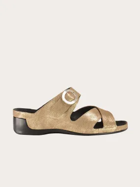 Vital Rustic Slider Leather Sandals