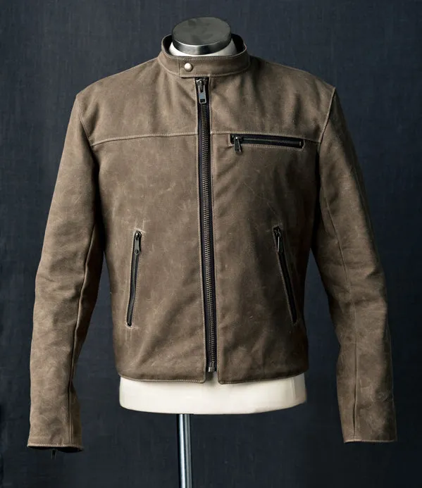 Waxed Canvas Racer Jacket