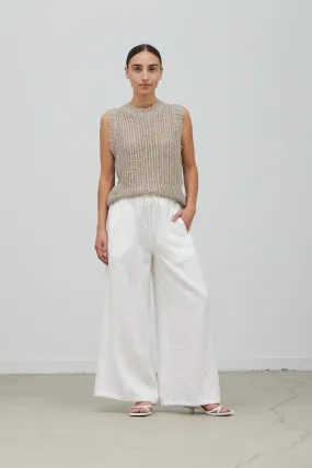 White Linen Pants