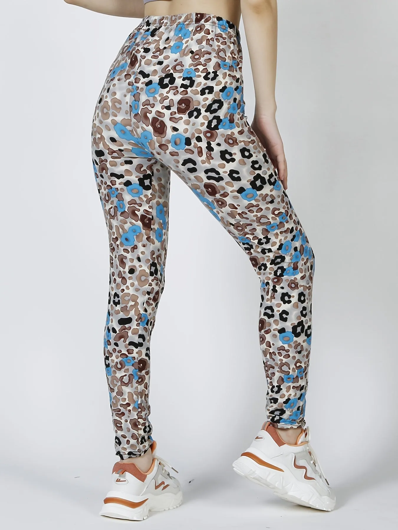 Wildly Chic Leopard Leggings High Waist Slim Fit Ultimate Style