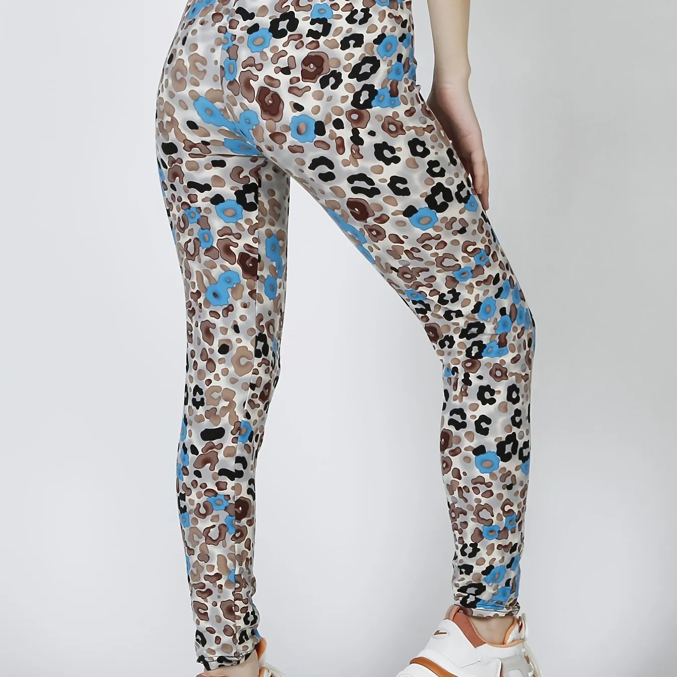 Wildly Chic Leopard Leggings High Waist Slim Fit Ultimate Style