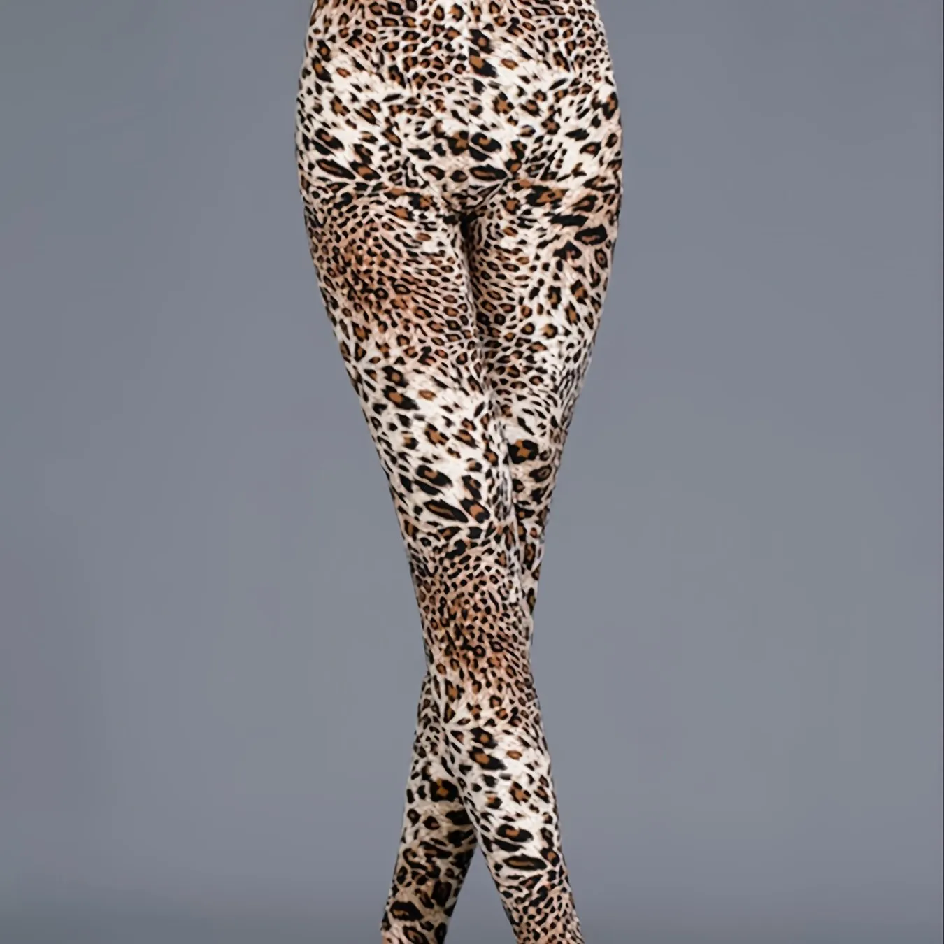 Wildly Chic Leopard Leggings High Waist Slim Fit Ultimate Style