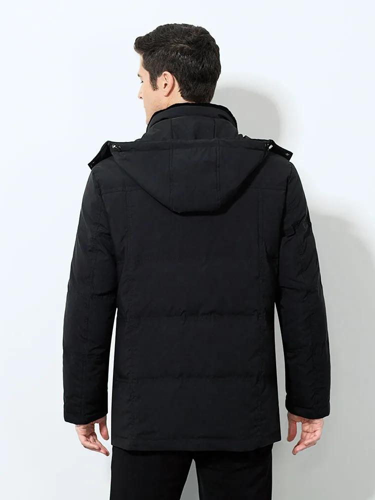 Winter middle-aged and elderly men's down jacket