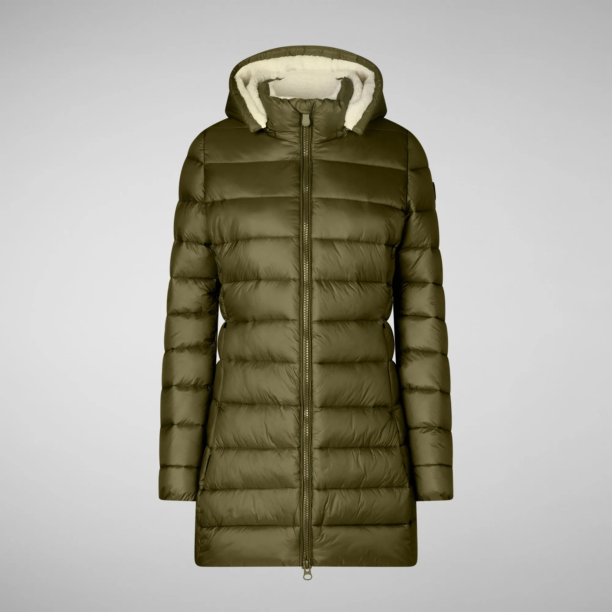 Women's  Animal free Puffer Jacket Joanne in dusty olive