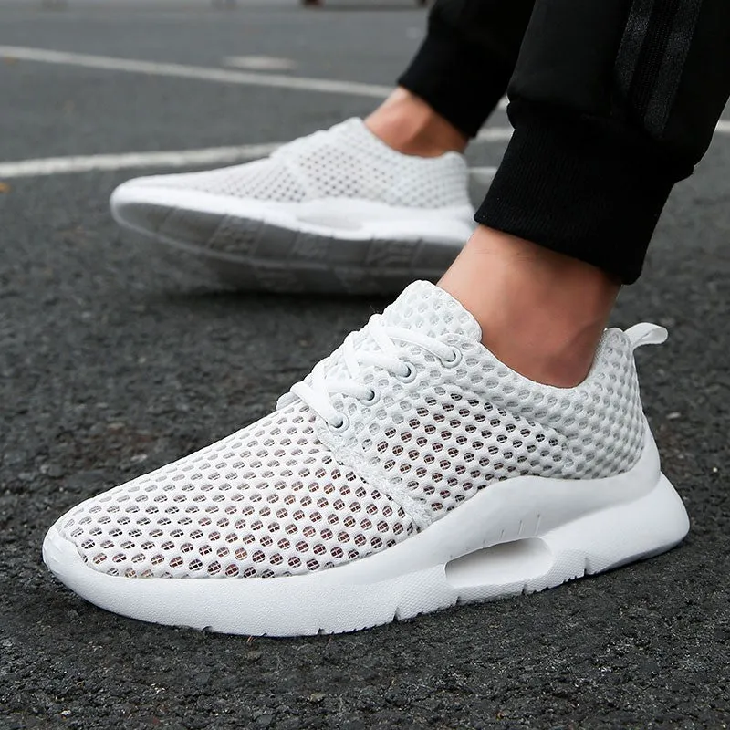 Women's mesh fabric breathable ilghtweight fashion tennis sneakers