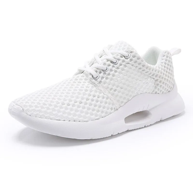 Women's mesh fabric breathable ilghtweight fashion tennis sneakers