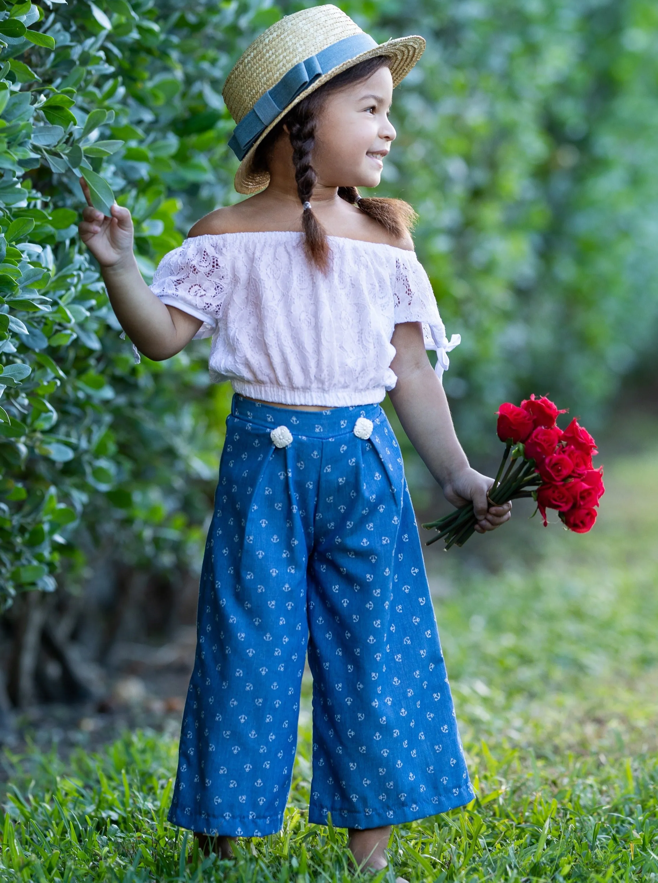 Yours Truly Wide Leg Pants Set